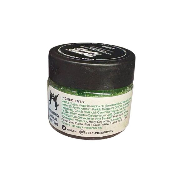 Lush Kitchen Exclusive Toffee Apple Lip Scrub Exfoliating Sugar Shea Butter NWT - Picture 7 of 8